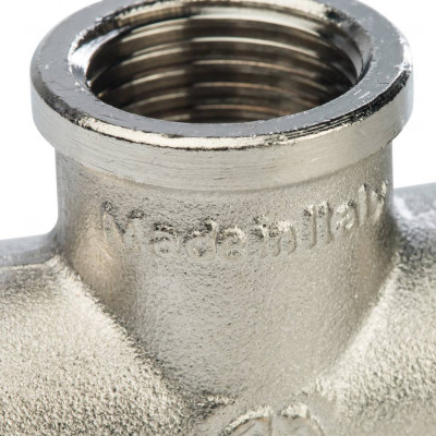 Крестовина STOUT латунь резьбовая ВВ никелированная 1/2 SFT-0031-000012