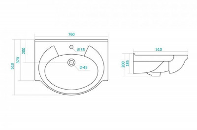 Комплект мебели Style Line Олеандр-2 75 Люкс белый