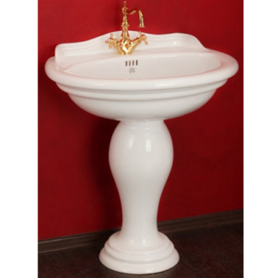 Migliore Milady BI 20843 раковина 77 см х 60 см, белая, без пьедестала