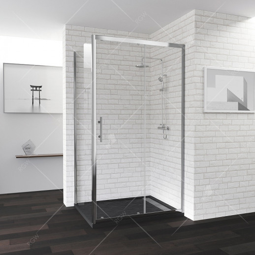 Душевой уголок RGW Passage PA-145 140х80 020814584-11 прозрачный профиль хром прямоугольный