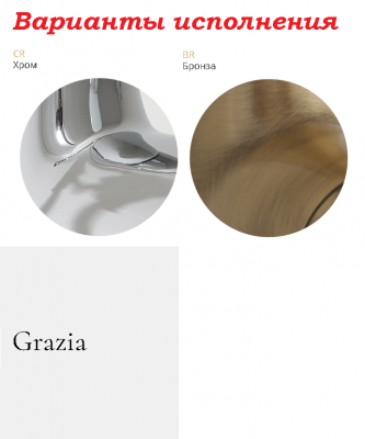 MIGLIORE Grazia 29687 смеситель скрытого монтажа, хром