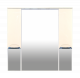 Зеркальный шкаф Misty Орхидея - 105 со светом бежевый П-Жас02105-031Св  (П-Жас02105-031Св)