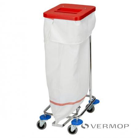 Vermop Тележка Meditrans  - 1 секция с красной крышкой