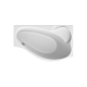 Ванна акриловая Marka One Gracia 160x95 R асимметричная 195 л белая (01гр1695п)  (01гр1695п)