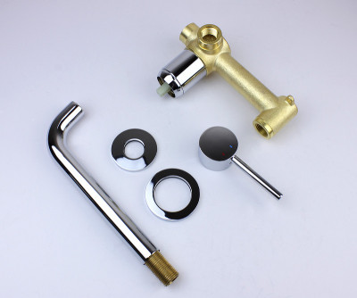 Смеситель для раковины Bronze de Luxe Scandi 14511C хром однорычажный