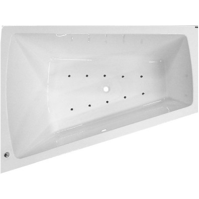 Акриловая ванна Vayer Trinity 160x120 L Гл000008156 асимметричная