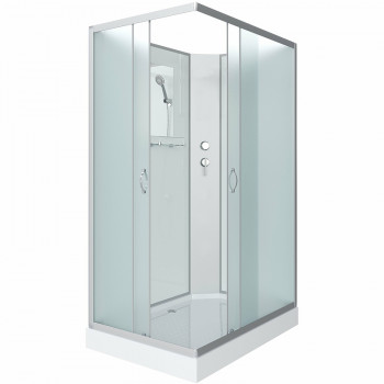 Душевая кабина Niagara Classic 100х80 NG-43085-14QBK без гидромассажа прямоугольная угловая