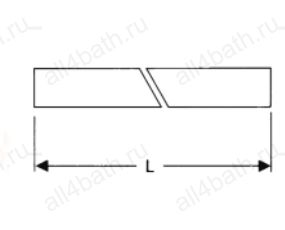 HANSGROHE патрубок, 500 мм