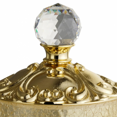MIGLIORE Cristalia SWAROVSKI 16824 баночка высокая, 9 см, золото