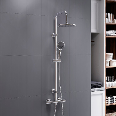 Душевая система Dorff Futura D0710400 с термостатом хром 3 режима