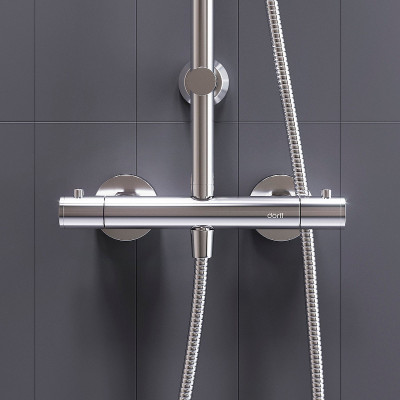 Душевая система Dorff Futura D0710400 с термостатом хром 3 режима