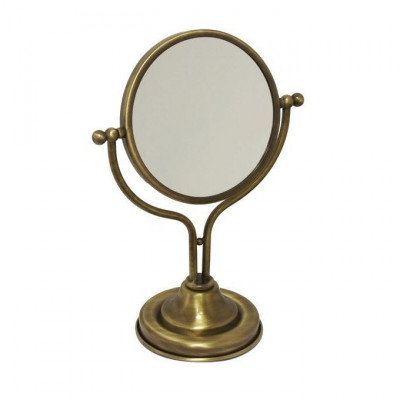 Зеркало косметическое настольное MIGLIORE Mirella 17171, бронза