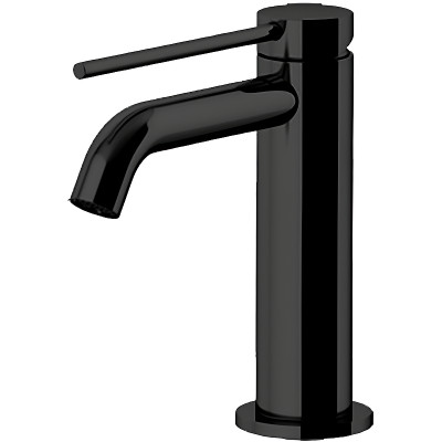 Смеситель для раковины Gattoni Circle Two 9142/91NO черный матовый однорычажный