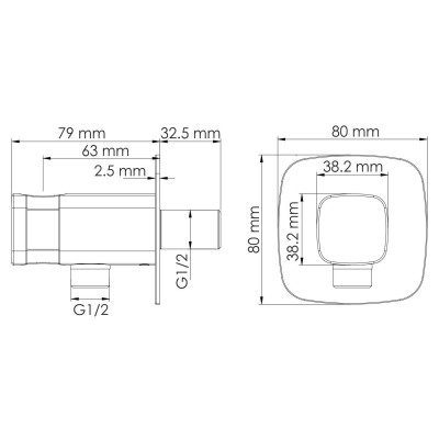 Подключение шланга WasserKRAFT Saale 9500 (A328), белый