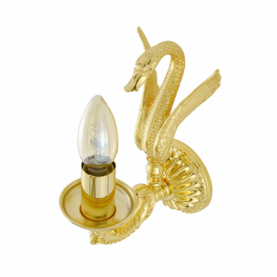 MIGLIORE Luxor 26140 светильник настенный одинарный (малая розетка), золото