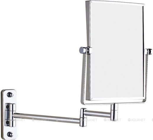 Косметическое зеркало Aquanet 1401 настенное хром (00204513)