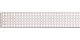 Решетка для дренажного желоба 100 мм, нержавеющая сталь AlcaPlast ADZ-R323  (ADZ-R323)