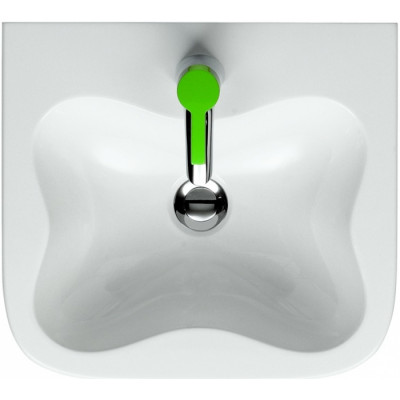 Раковина подвесная Laufen Flora Kids 45 8.1503.1.000.104.1 белая прямоугольная