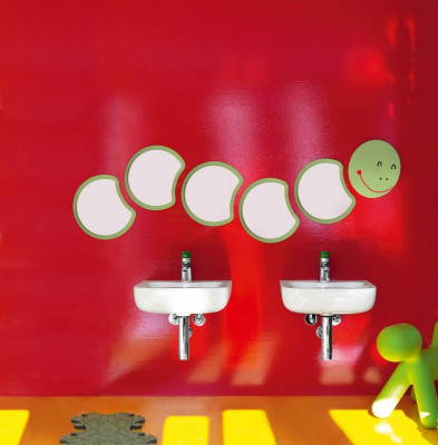 Раковина подвесная Laufen Flora Kids 45 8.1503.1.000.104.1 белая прямоугольная