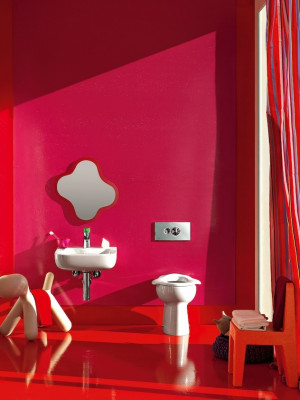 Раковина подвесная Laufen Flora Kids 45 8.1503.1.000.104.1 белая прямоугольная