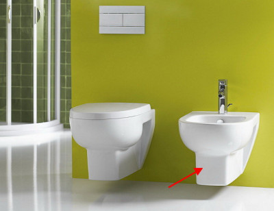 JACOB DELAFON Odeon Up E4765-00 биде подвесное, белое