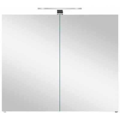 Зеркальный шкаф в ванную Orans BC-4023W 80 4023800w с подсветкой белый глянец
