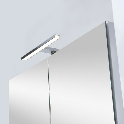 Зеркальный шкаф в ванную Orans BC-4023W 80 4023800w с подсветкой белый глянец