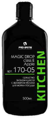 Pro-brite 170 Magic Drop class E. Apple средство эконом-класса с ароматом яблока для мойки посуды