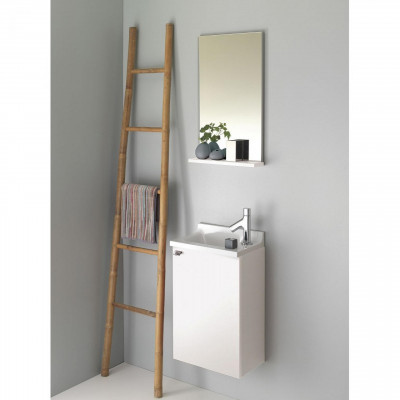 Тумба под раковину 40 см Jacob Delafon Pop Laminar EB285-G1C белый