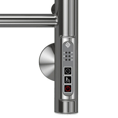 Полотенцесушитель электрический Terminus Аврора П8 400х850 4670078531162 хром лесенка