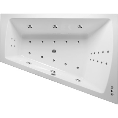 Акриловая ванна Vayer Trinity 160x120 R Гл000008157 асимметричная