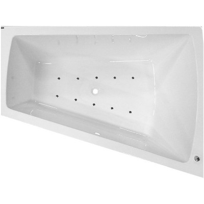 Акриловая ванна Vayer Trinity 160x120 R Гл000008157 асимметричная