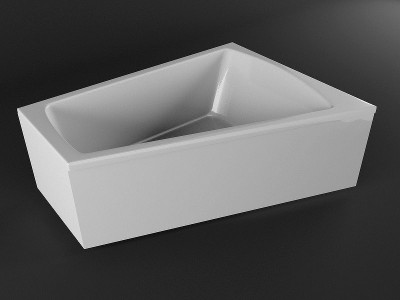 Акриловая ванна Vayer Trinity 160x120 R Гл000008157 асимметричная