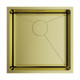 Мойка Omoikiri квадратная 440х440 мм Taki 44-U, IF-LG нерж.сталь, светлое золото (4973520)  (4973520)