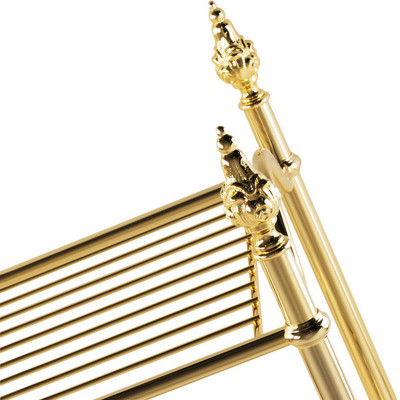 Этажерка из латуни Migliore Mirella 26361 L37хH107xP33 см 4 полки-решетки, золото