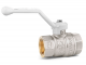 Кран шаровой латунный LD Pride 47.15.B-B.Р (White) Ду 15 Ру 40 вн-вн, (рычаг) (LD 47.311.15 W) (LD 47.311.15 W)