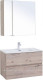 Комплект мебели для ванной Aquanet Алвита New 80 2 ящика, дуб веллингтон белый (00274202)  (00274202)
