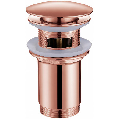 Донный клапан Abber AF0010RG click-clack розовое золото