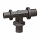 Тройник VARMEGA Slide-fit переходной, 20×25×16, аксиальный, PPSU, VM50506 (VM50506)