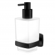 Дозатор для жидкого мыла настенный BN.KN K108150BK, черный/стекло SANARTEC 612910 дозатор жидкого мыла (серия 61)   (K108150BK)