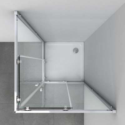 Душевой уголок Vincea Alpha VSS-3AL800CL 800х800 хром стекло прозрачное