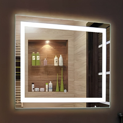 Зеркало в ванную с LED подсветкой Relisan DORIS Гл000025087, 120x70 прямоугольное