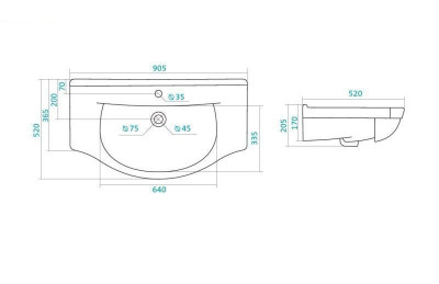 Комплект мебели Style Line Олеандр-2 90 Люкс белый