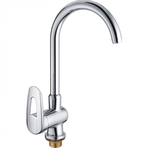 Смеситель для кухни Haiba HB4007 (латунь) хром