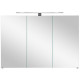 Зеркальный шкаф в ванную Orans BC-4023W 100 40231000w с подсветкой белый глянец  (40231000w)