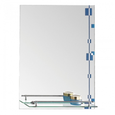 Зеркало Ledeme L657 голубое 45x60 см