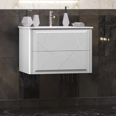 Opadiris Луиджи 70 комплект мебели, белый матовый