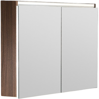 Зеркальный шкаф для ванной Armadi Art Vallessi 546-D 100х65 см, дуб темный матовый