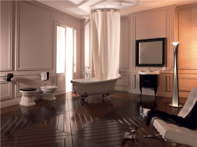 Унитаз Kerasan Retro 1011 выпуск в стену санфаянс