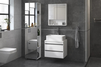 Зеркальный шкаф в ванную Vigo Urban 60 zsh.URB.60 белый